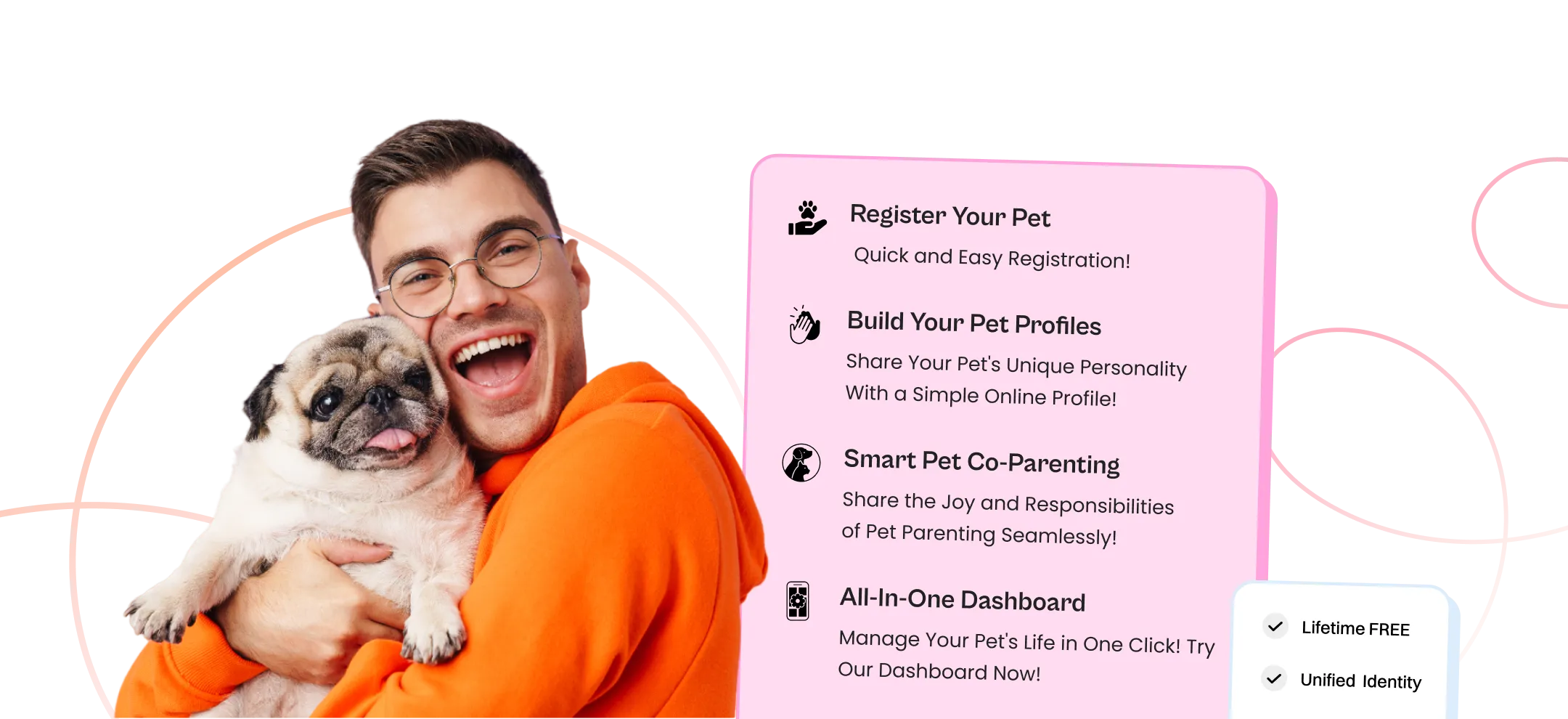 man with a dog